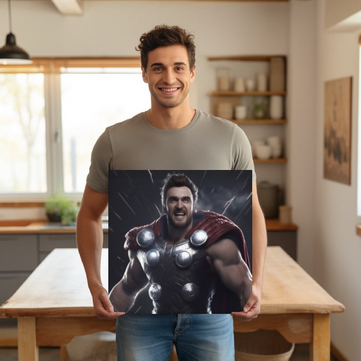 Super Hero Square Canvas