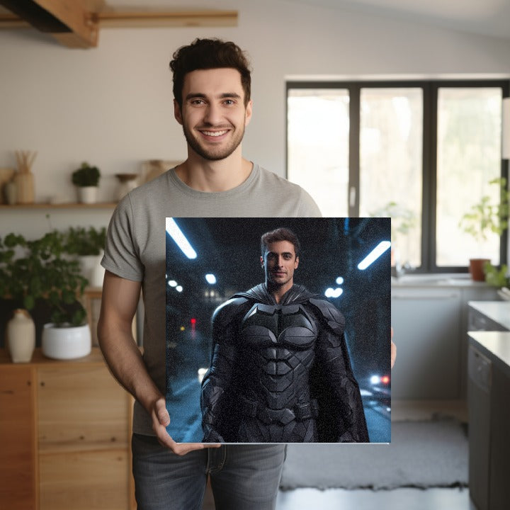 Super Hero Square Canvas